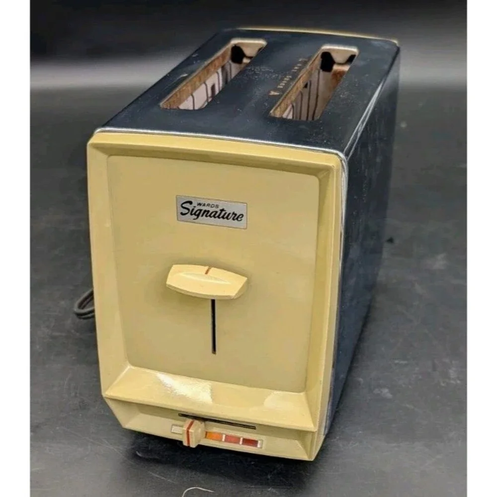 Vintage Stainless Montgomery Ward Signature Toaster